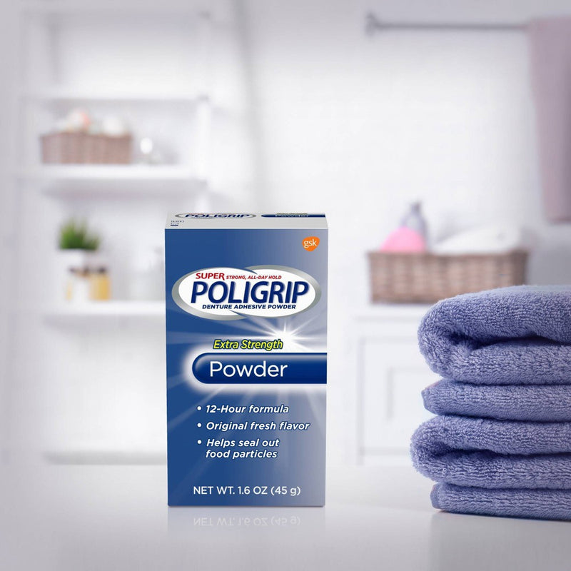 Poligrip Extra Strength Denture Powder - 1.6oz