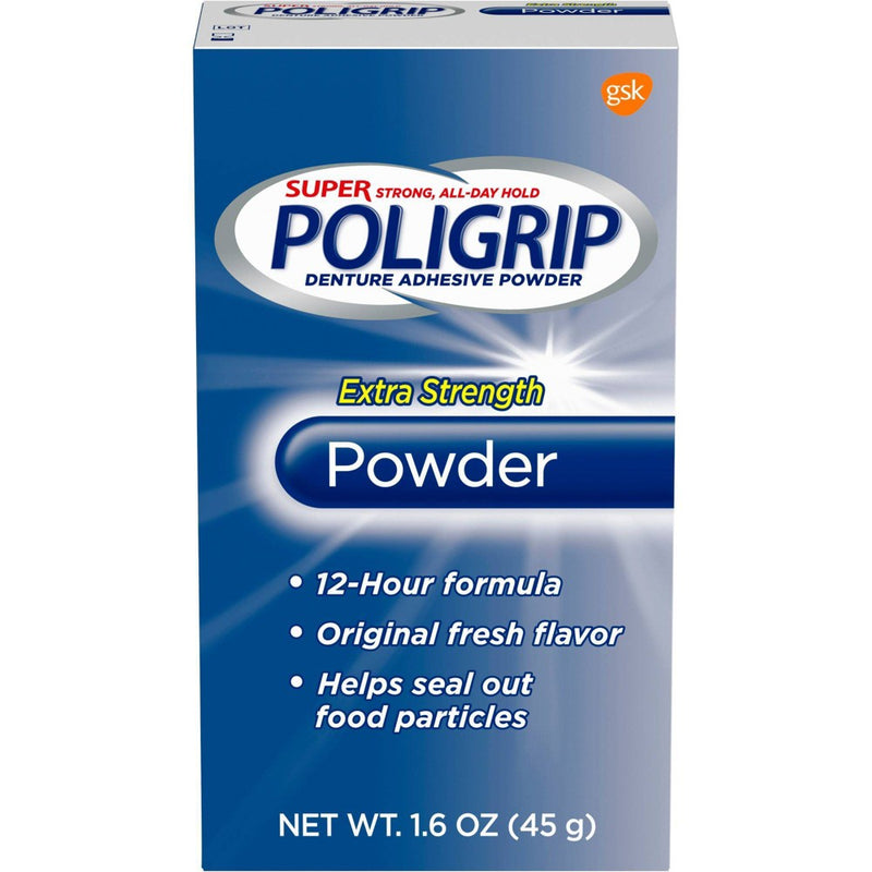 Poligrip Extra Strength Denture Powder - 1.6oz