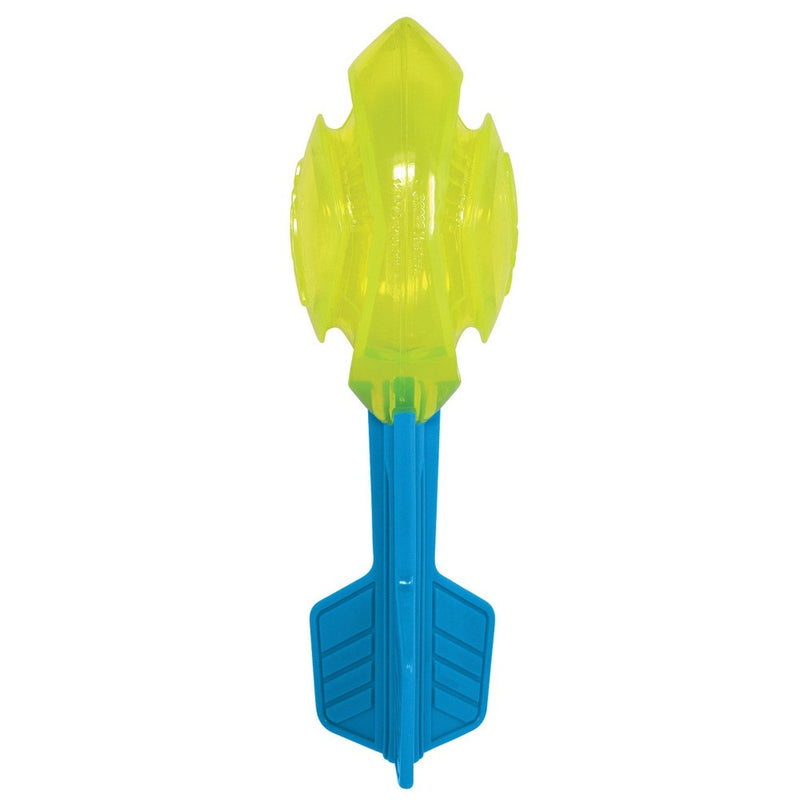 NERF 12" TPR Squeak Vortex Interactive Dog Toy - Green/Blue