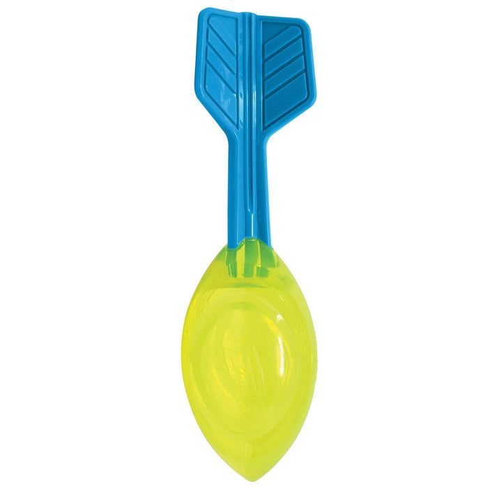 NERF 12" TPR Squeak Vortex Interactive Dog Toy - Green/Blue