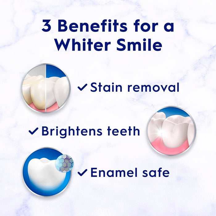 Crest 3D White Advanced Teeth Whitening Toothpaste, Radiant Mint - 3.3oz/3pk