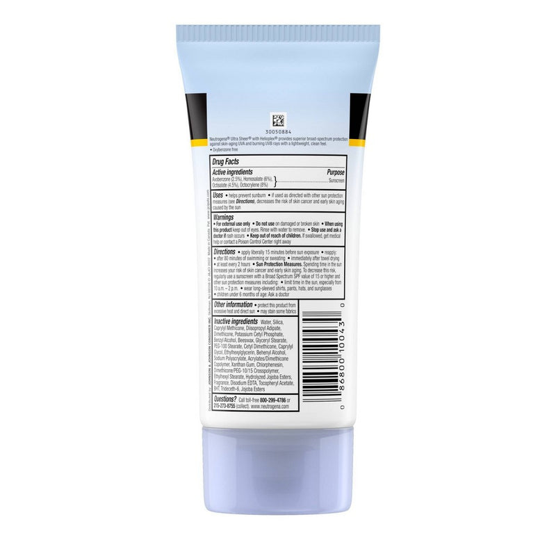 Neutrogena Ultra Sheer Dry-Touch Sunscreen Lotion - SPF 30 - 5 fl oz EXP 09/2026