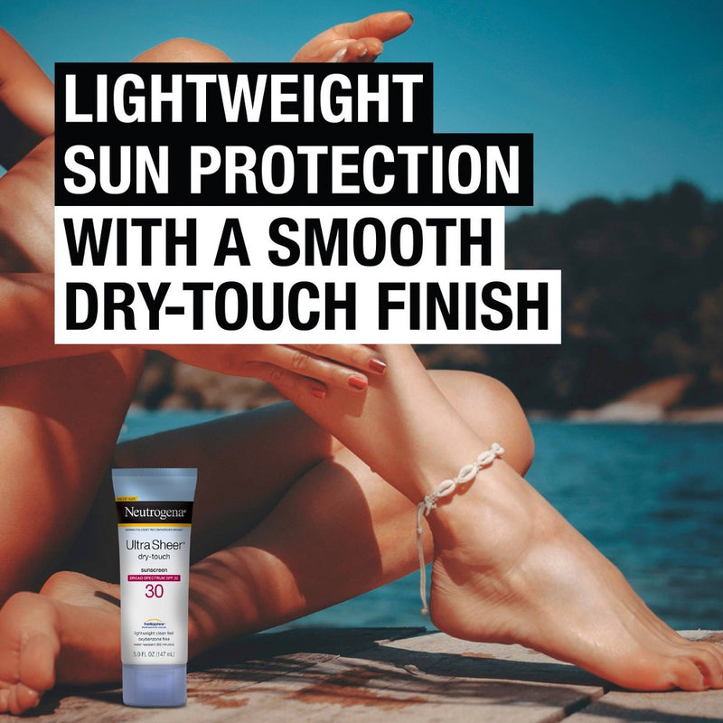 Neutrogena Ultra Sheer Dry-Touch Sunscreen Lotion - SPF 30 - 5 fl oz EXP 09/2026