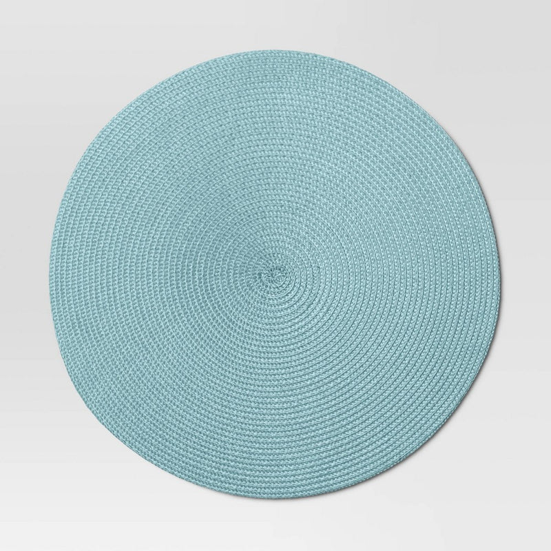 Polyround Charger Placemat Blue - Threshold