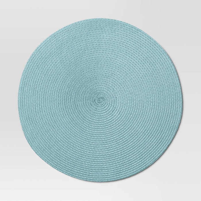 Polyround Charger Placemat Blue - Threshold