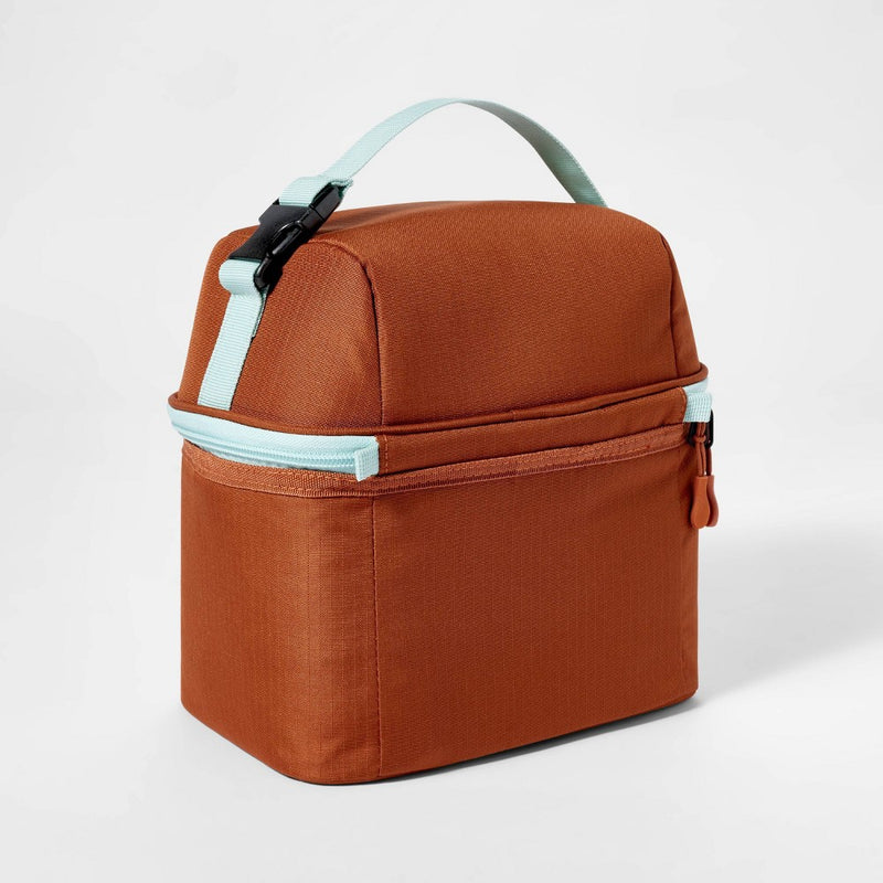 Dual-Compartment Lunch Bag Brown - Embark?