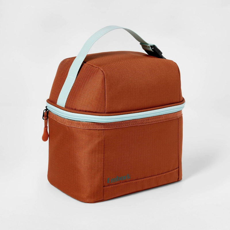 Dual-Compartment Lunch Bag Brown - Embark?