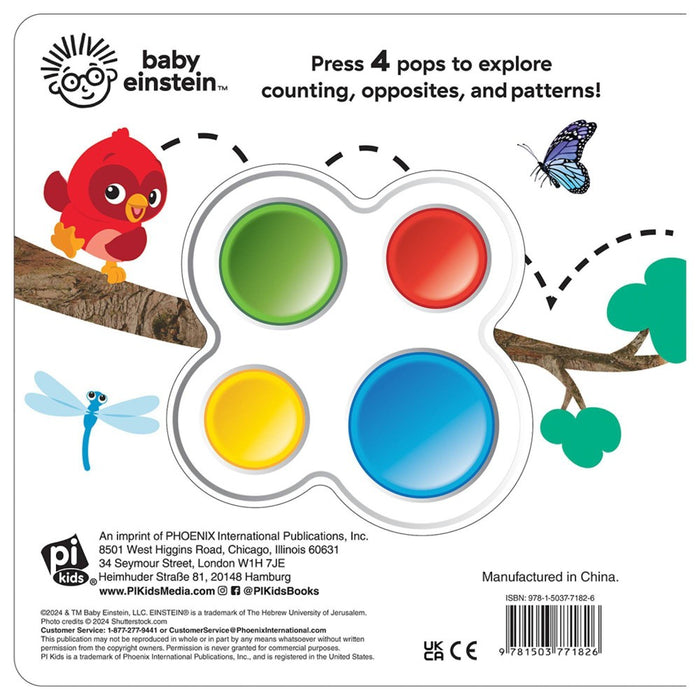 Baby Einstein: Skip, Hop, Pop! Push & Pop (Board Book)