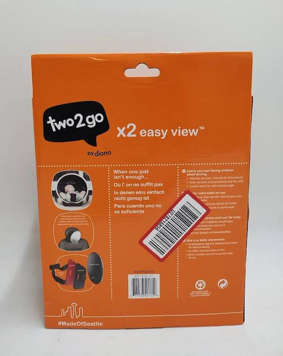 Diono Mirror Easy View - Silver - 2pk