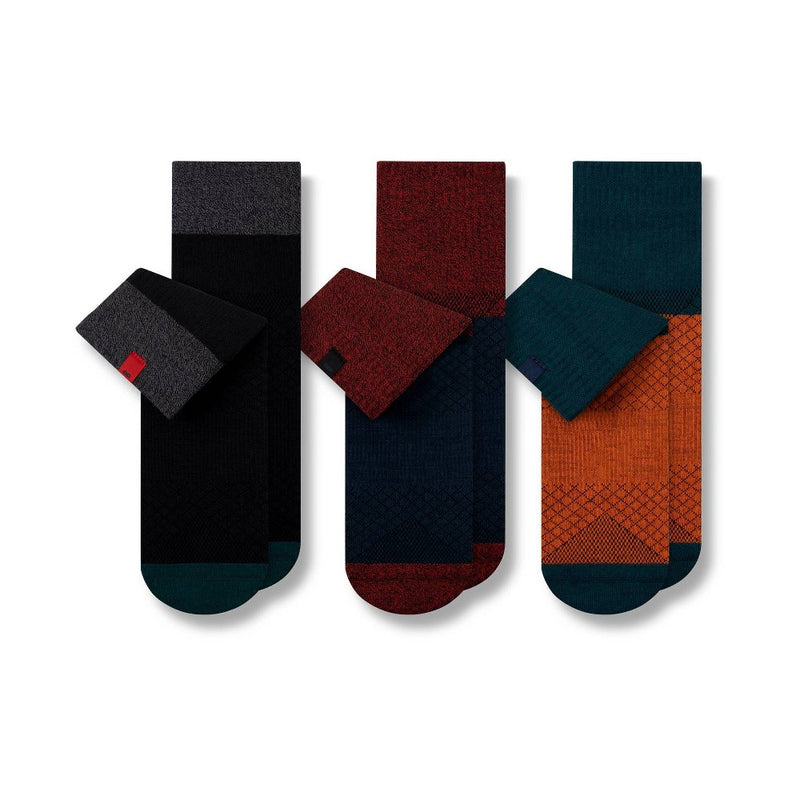 Pair of Thieves Men's Hustle Ankle Socks - Blue/Orange 6-12