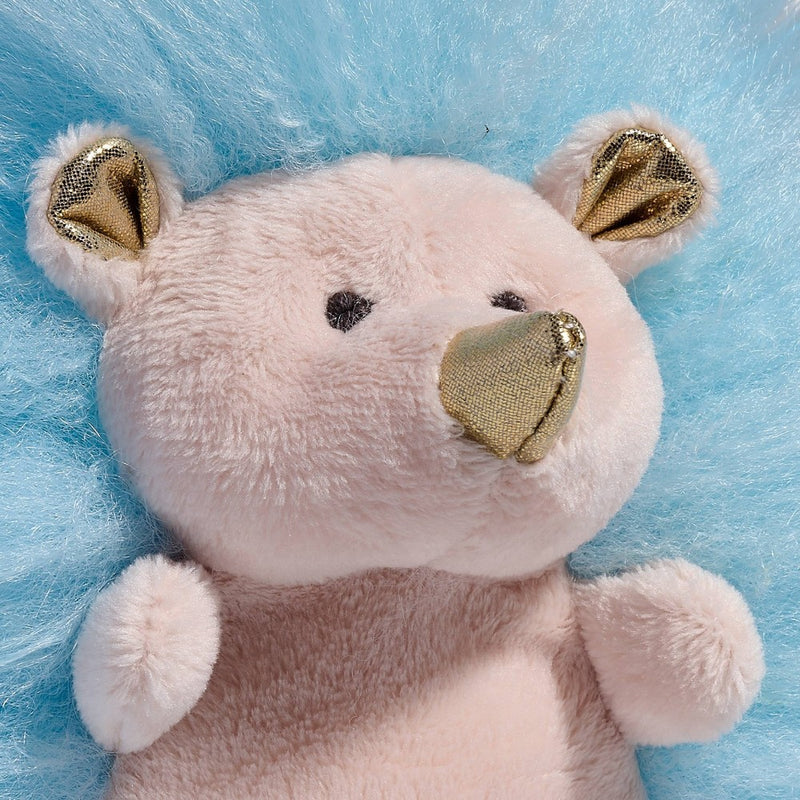 FAO Schwarz 6" Sparklers Blue Hedgehog Toy Plush