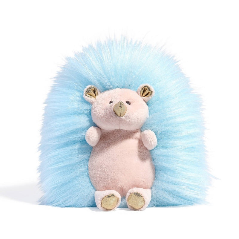 FAO Schwarz 6" Sparklers Blue Hedgehog Toy Plush