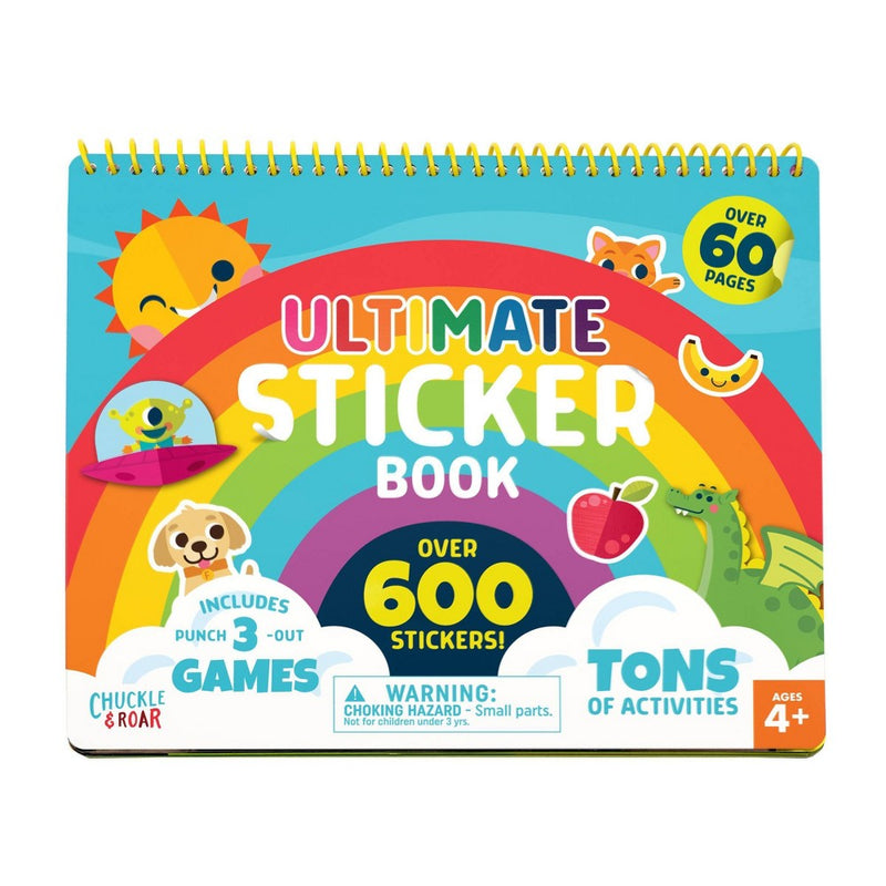 Ultimate Sticker Activity Book with 600+ Stickers - Chuckle & Roar