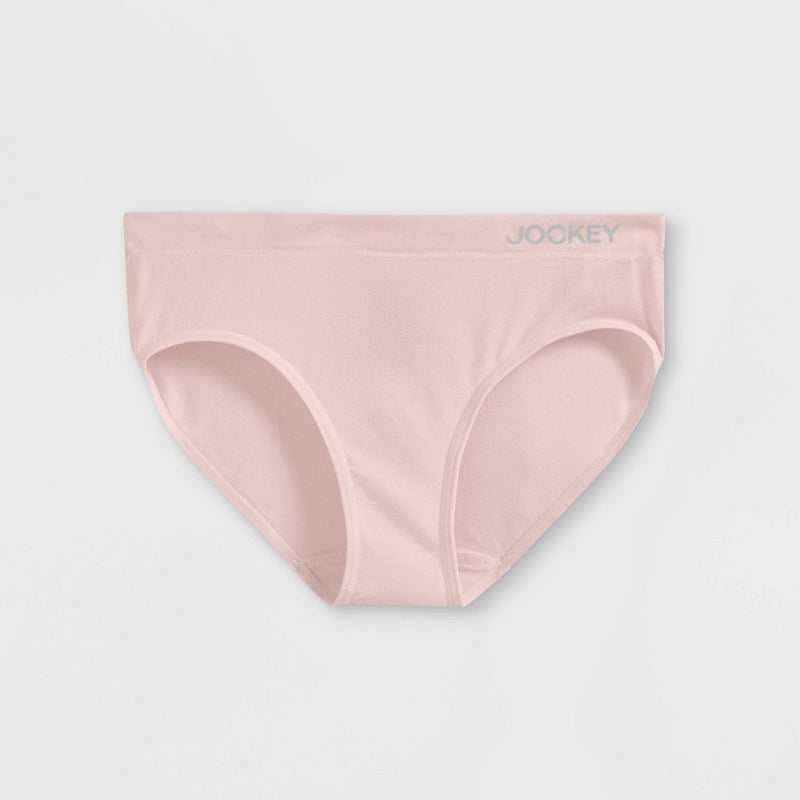 Jockey Generation Girls' 3pk Seamfree Bikini - White/Navy Blue/Pink M