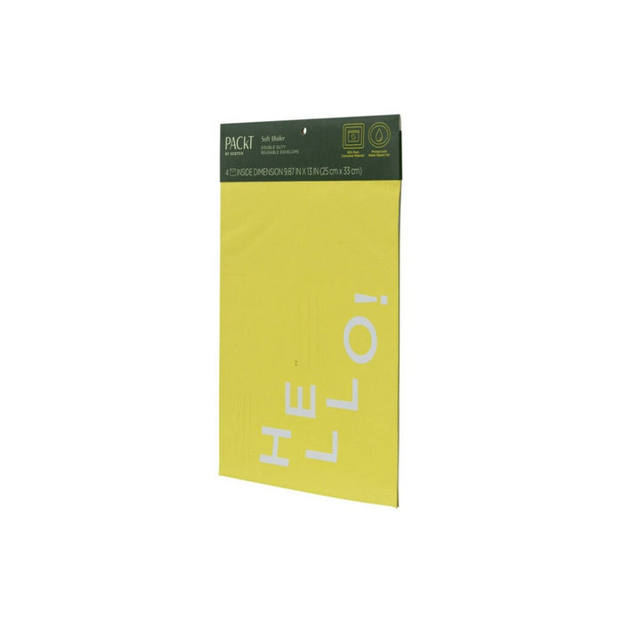 Scotch 4pk Packt Small Mailer Lime Green