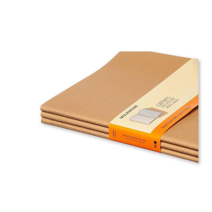 Moleskine Ruled Journal XL Cahier Kraft Brown