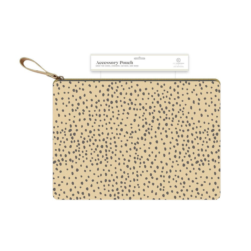 Blue Sky The Everygirl Zipper Pouch Tan