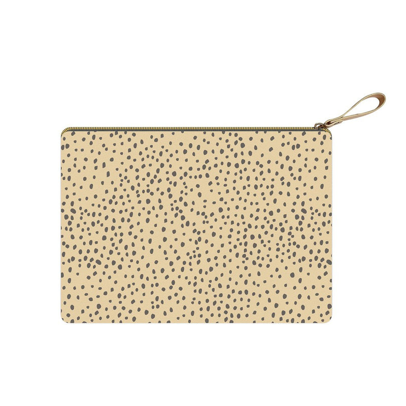 Blue Sky The Everygirl Zipper Pouch Tan