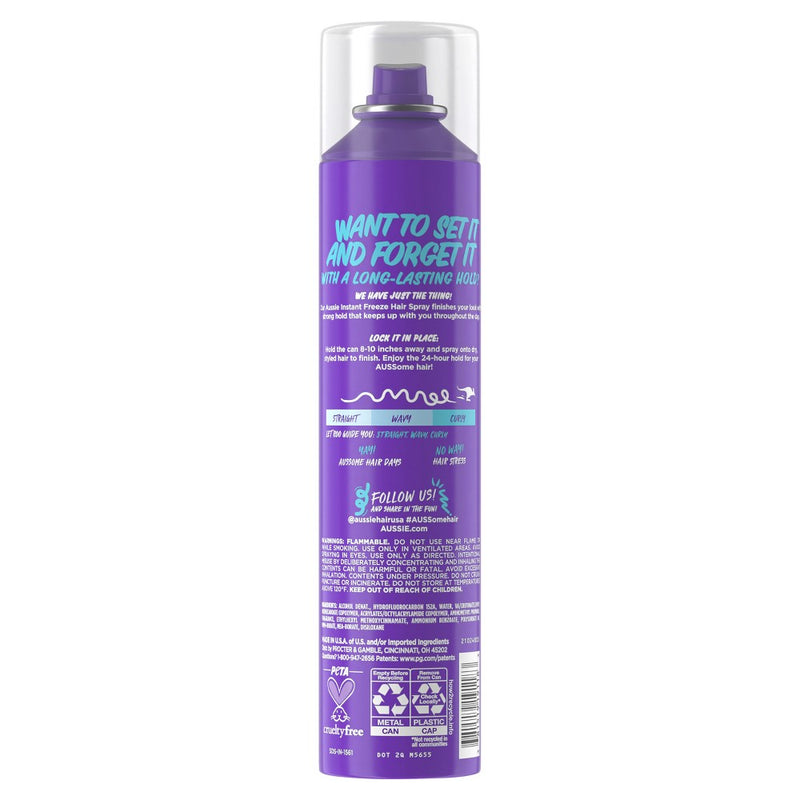 Aussie Instant Freeze Aero Hair Spray - 10oz