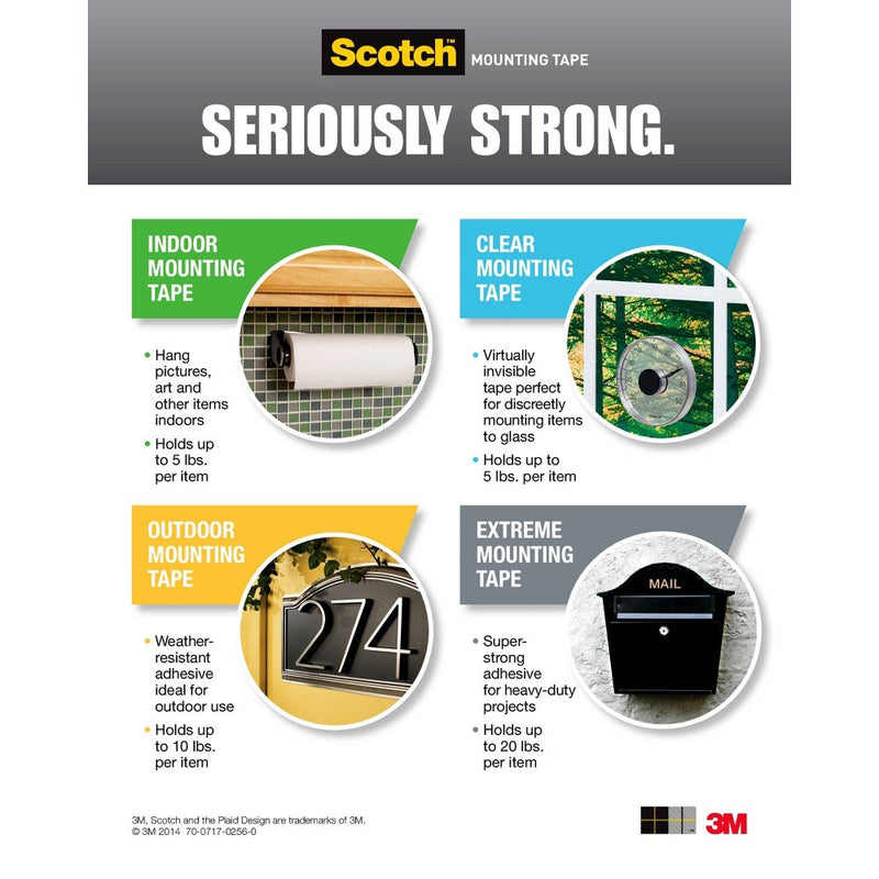 Scotch Create Double-Sided Foam Mounting Tape