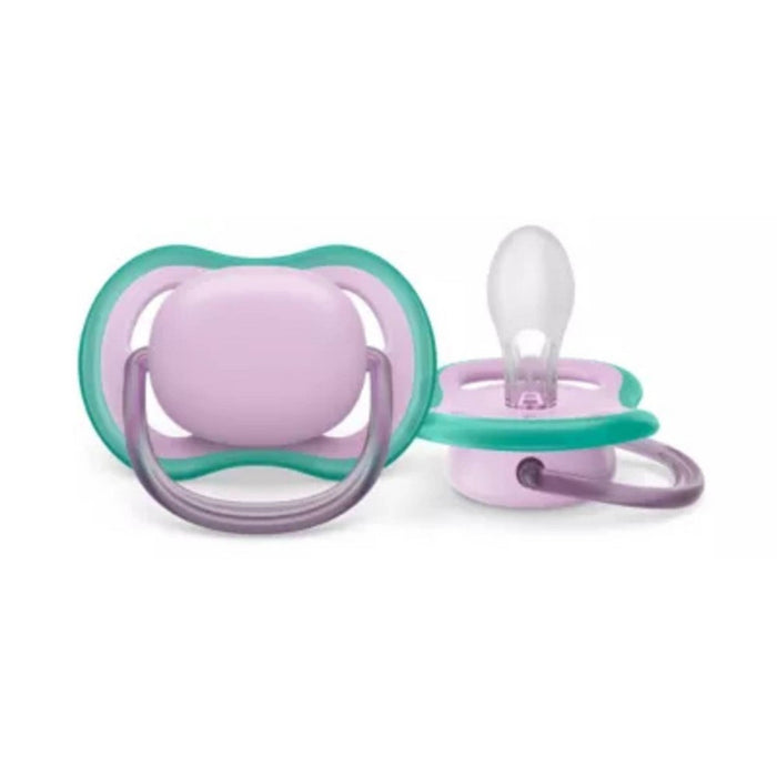Avent Philips Ultra Air Pacifier 6-18 Months - Blue/Lilac - 2pk