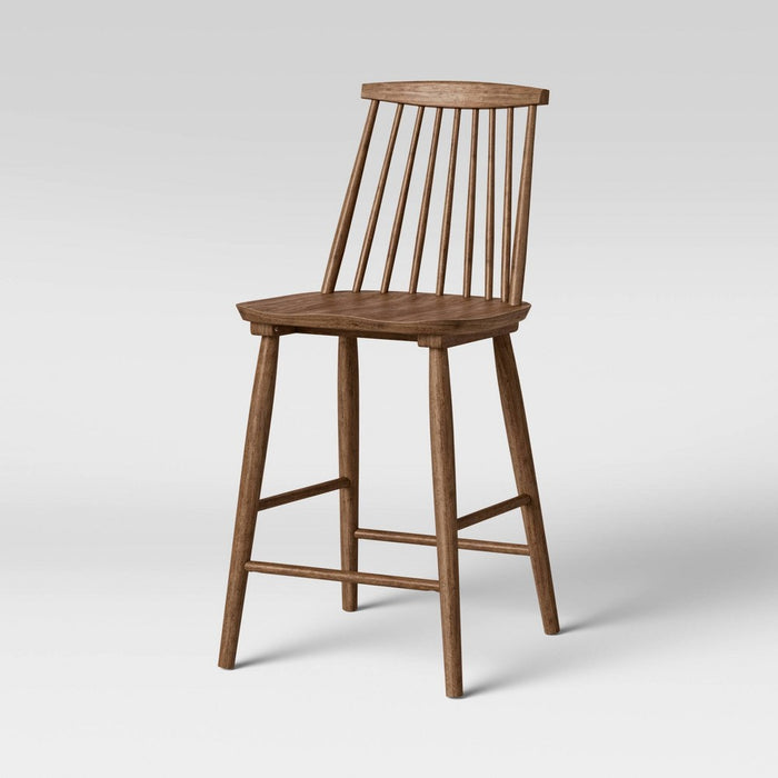 Harwich High Back Windsor Counter Height Barstool Walnut - Threshold (LOCAL PICKUP ONLY)