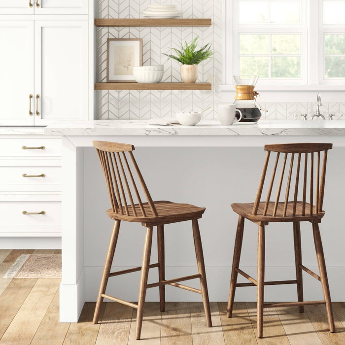 Harwich High Back Windsor Counter Height Barstool Walnut - Threshold (LOCAL PICKUP ONLY)