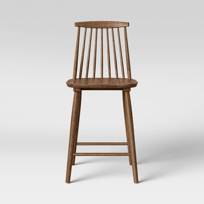 Harwich High Back Windsor Counter Height Barstool Walnut - Threshold (LOCAL PICKUP ONLY)