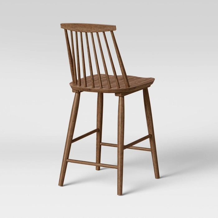 Harwich High Back Windsor Counter Height Barstool Walnut - Threshold (LOCAL PICKUP ONLY)