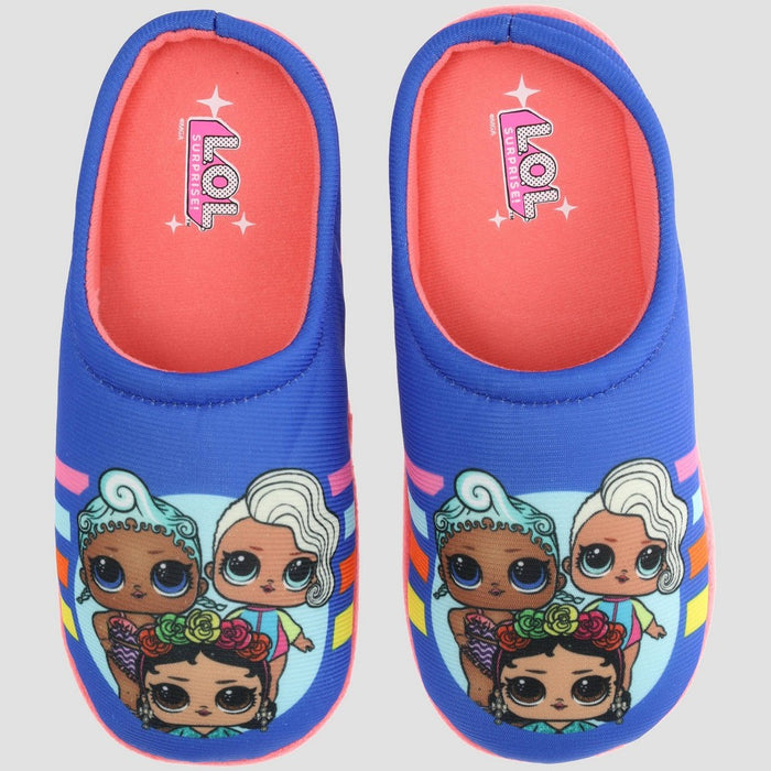 Girls' L.O.L. Surprise! NightGown with Slippers Pajama Set - Pink/White 10-12