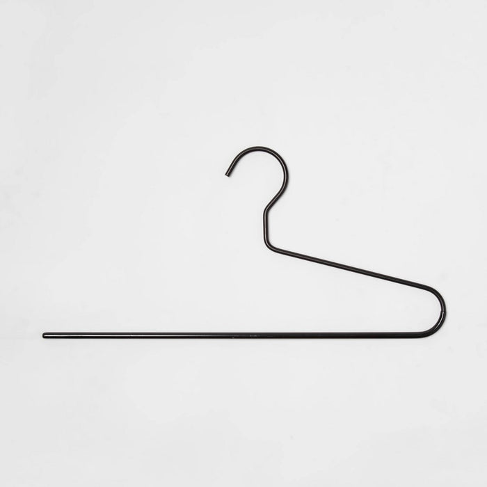 10pk Pant Hangers Black - Brightroom