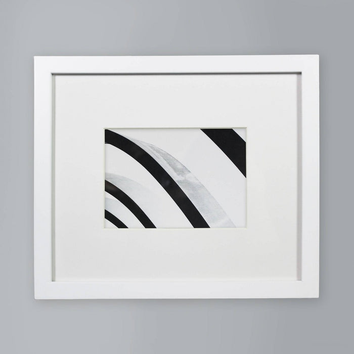 10" x 12" Matted to 5" x 7" Thin Gallery Frame White - Threshold