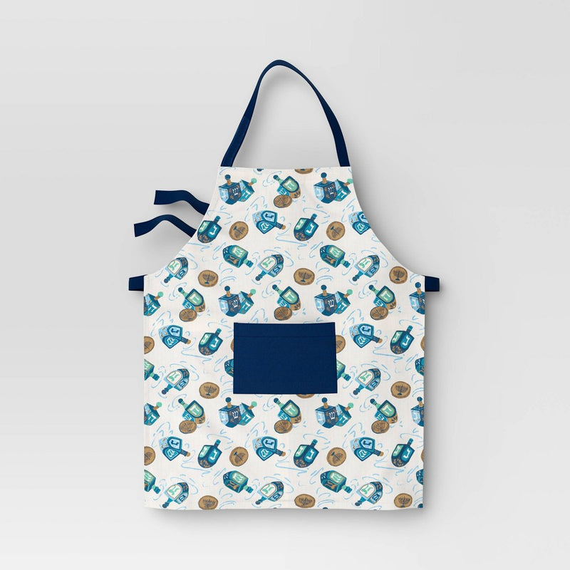 Hanukkah Dreidel Printed Kids Apron - Threshold
