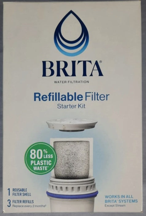 Brita Refillable Filter Starter Kit 3pk