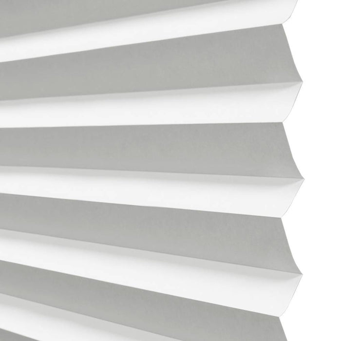 36"x72" Lumi Home Furnishings Light Filtering Pleated Paper Window Shade White