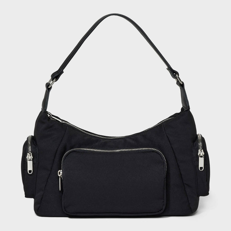 Utility Shoulder Handbag - Wild Fable Black