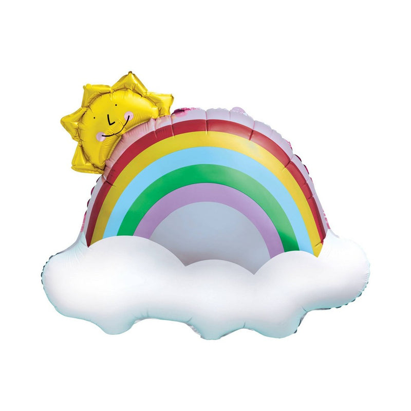 Rainbow Confetti Foil Balloon - Spritz