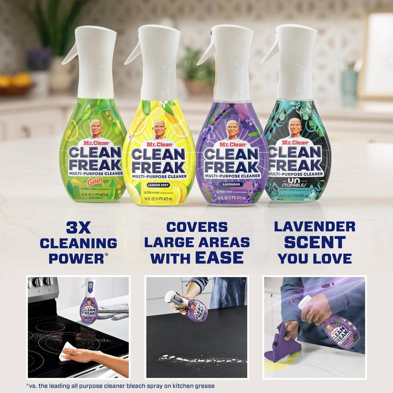 Mr. Clean Lavender Deep Cleaning Mist Multi Surface All Purpose Spray Starter Kit - 16 fl oz