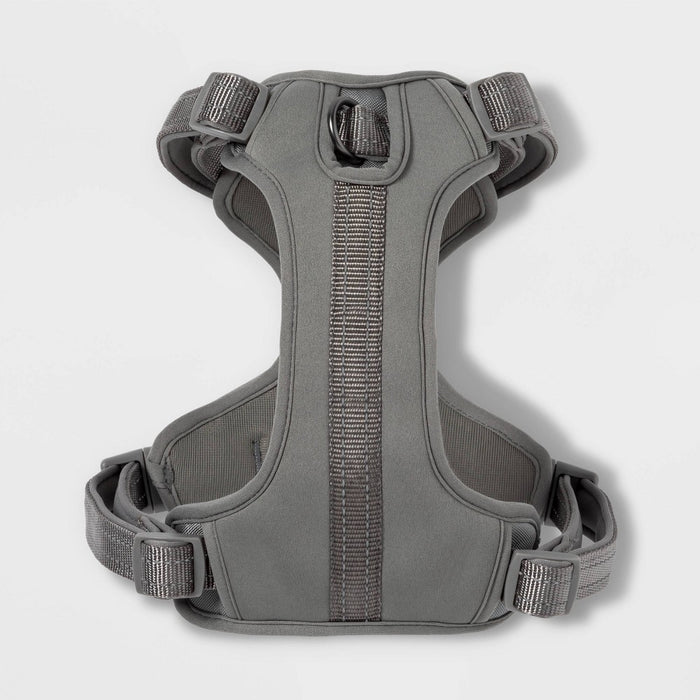 Reflective Comfort Dog Harness - S - Gray - Boots & Barkley