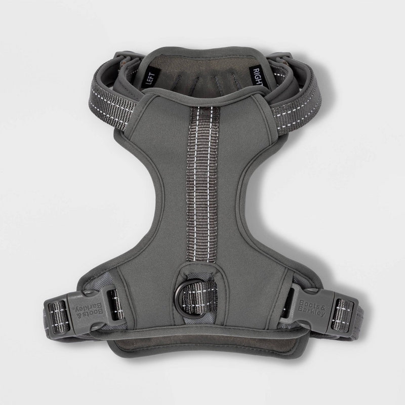 Reflective Comfort Dog Harness - S - Gray - Boots & Barkley