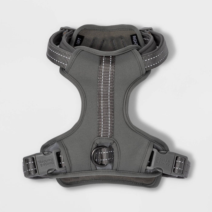 Reflective Comfort Dog Harness - S - Gray - Boots & Barkley