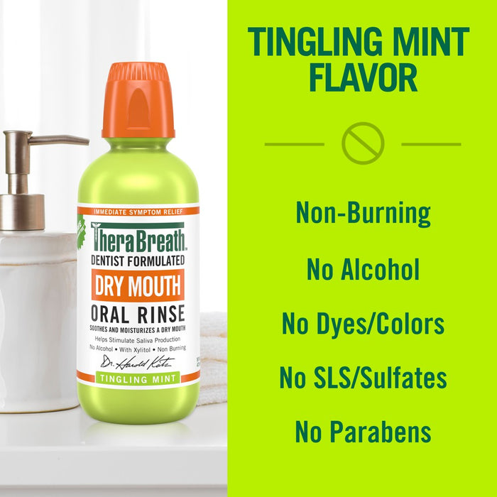 TheraBreath Dry Mouth Oral Rinse - 16 fl oz