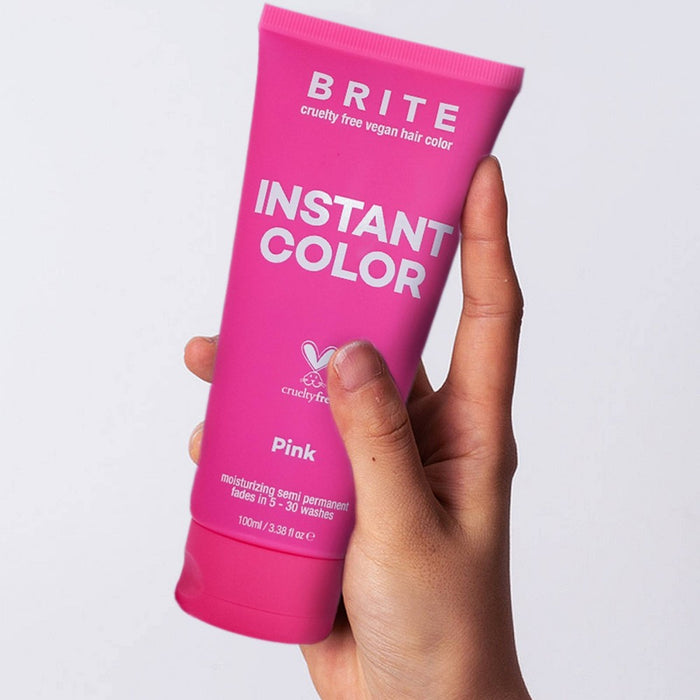 BRITE Instant Semi-Permanent Moisturizing Hair Color - Pink - 3.38 fl oz