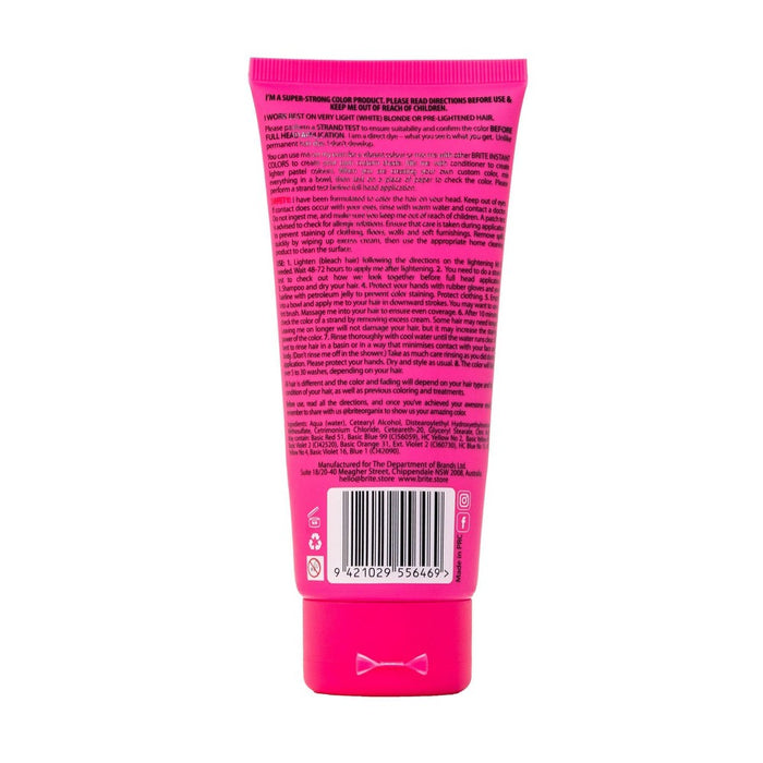 BRITE Instant Semi-Permanent Moisturizing Hair Color - Pink - 3.38 fl oz