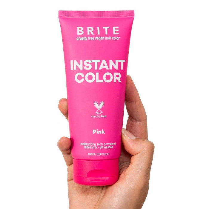 BRITE Instant Semi-Permanent Moisturizing Hair Color - Pink - 3.38 fl oz