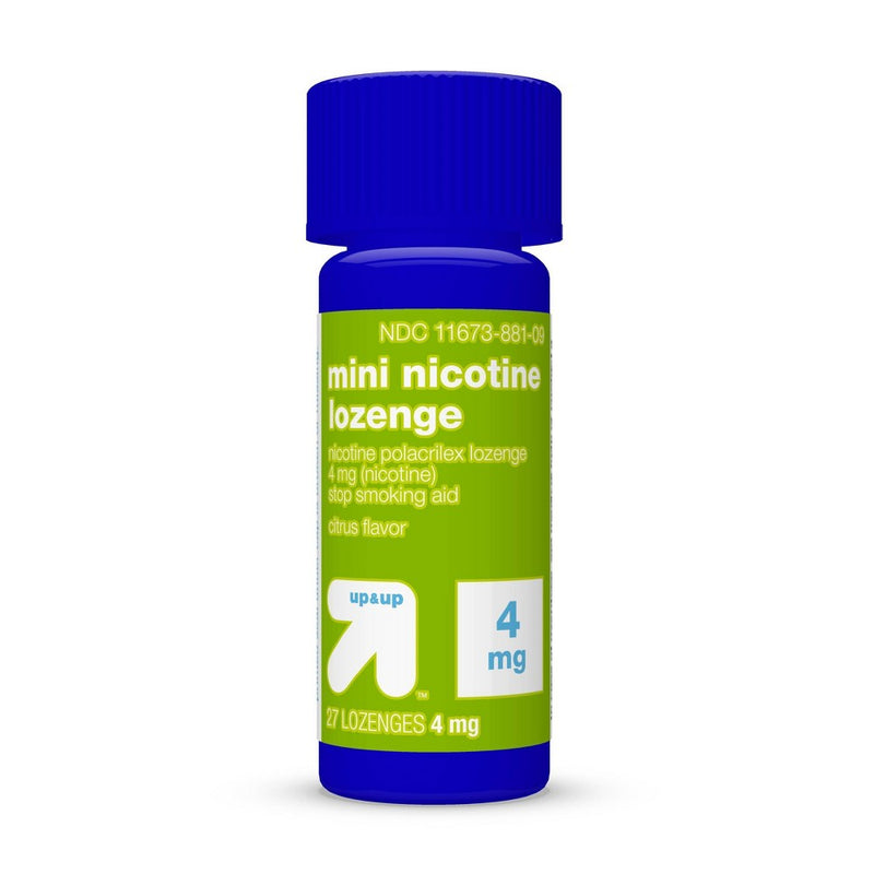 Nicotine 4mg Mini Lozenge - Citrus - 81ct - up & up