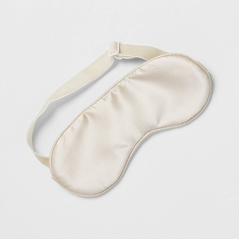 Solid Silk Eye Mask Natural - Casaluna