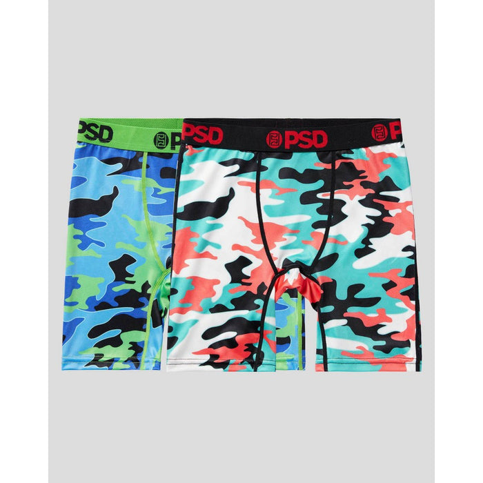 PSD Boys' 2pk Camo Boxer Briefs - XL