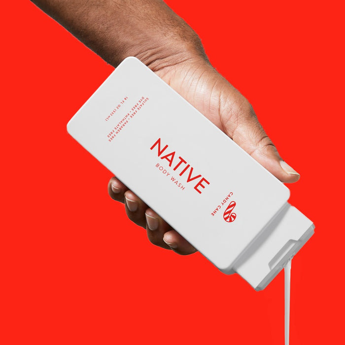 Native Body Wash - Limited Edition Holiday - Candy Cane - Sulfate Free - 18 fl oz