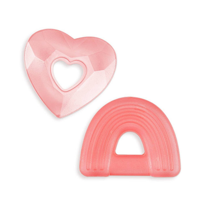 Itzy Ritzy Cutie Coolers Teether Set - Rainbow Love - 2pk